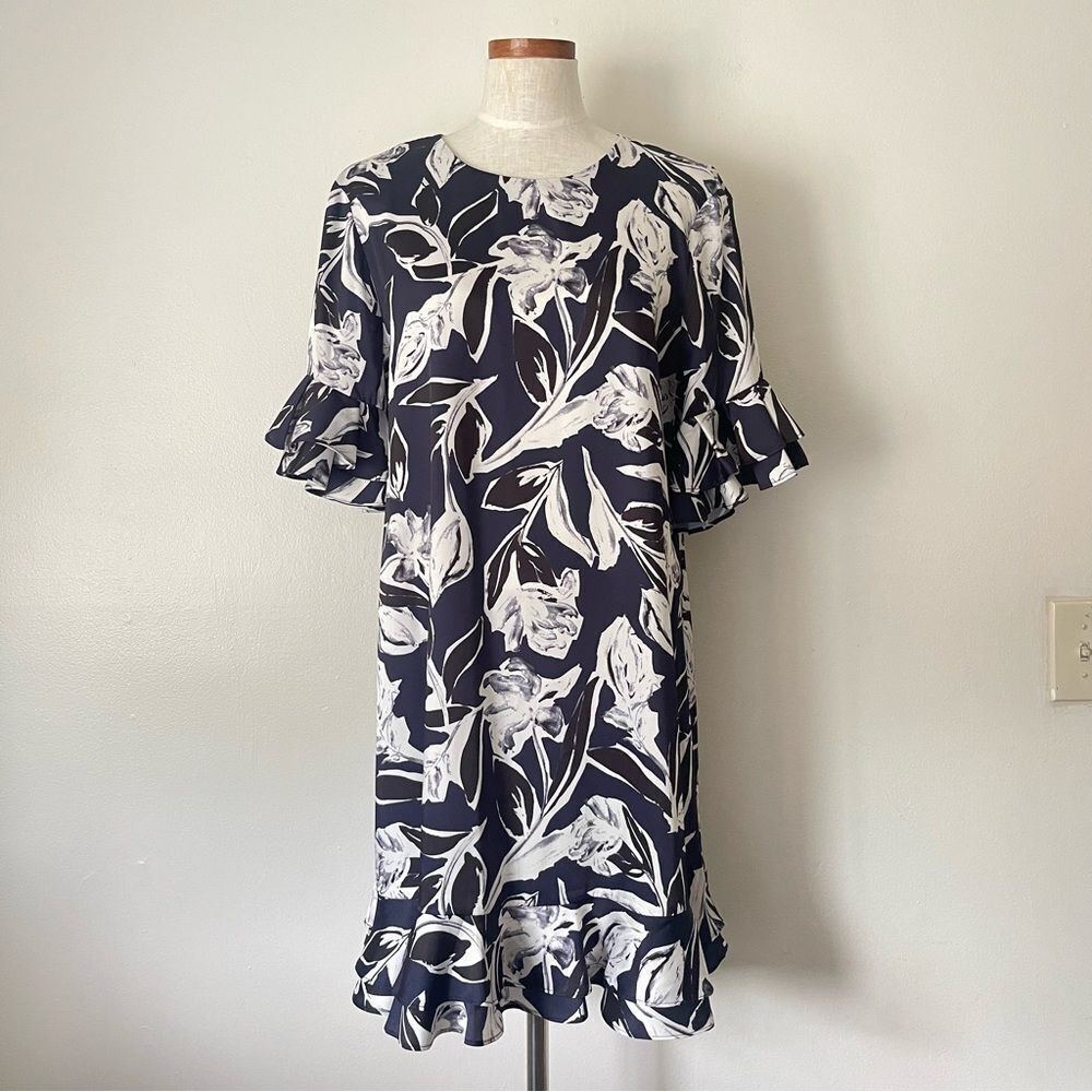 Sachin & Babi Navy Blue Flo midi dress NWT size 12